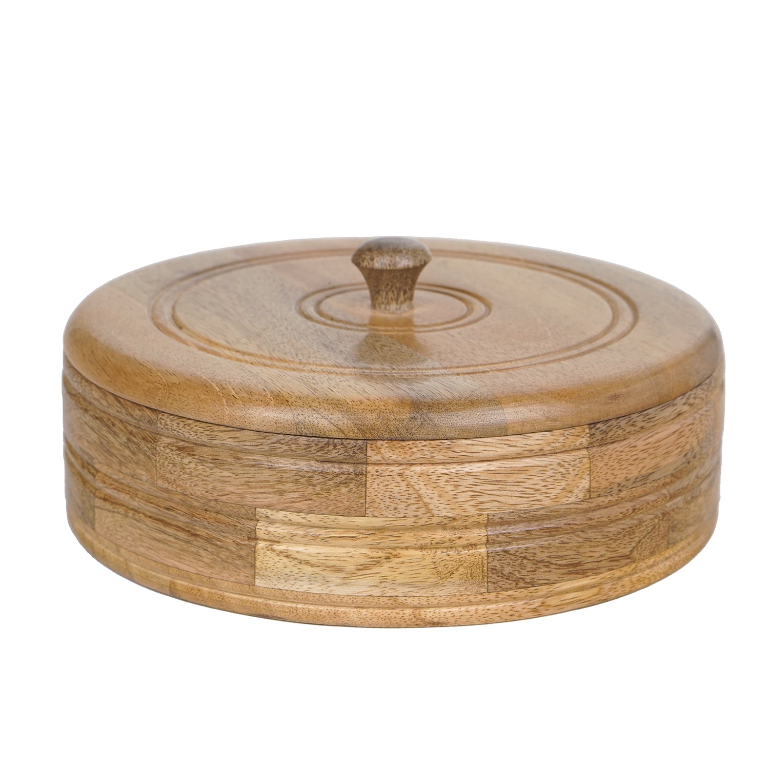 Bella - Mango Wooden Masala Box with Fix Compartment