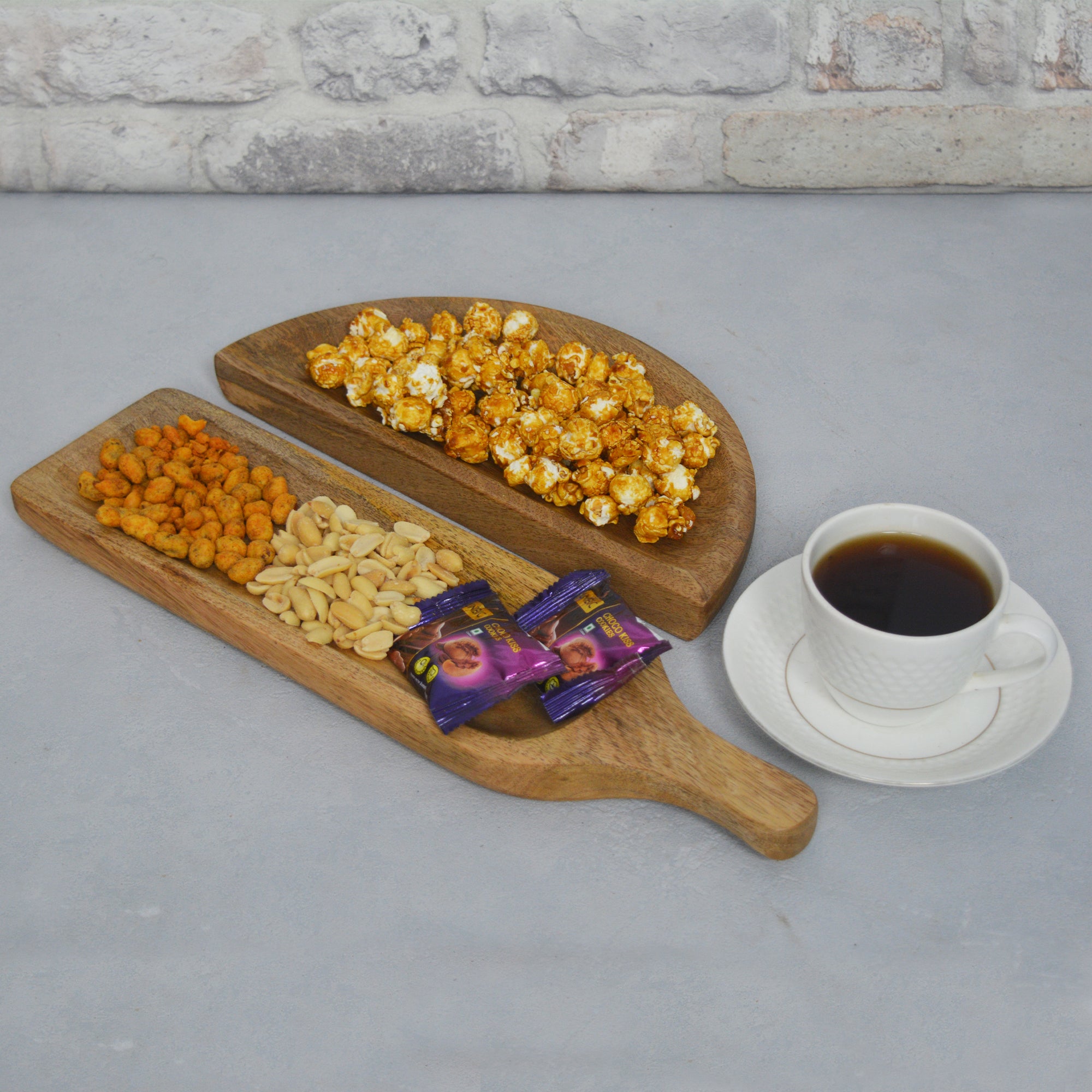 Vellora – Mango Wood Serving Platter Duo (Set of 2)