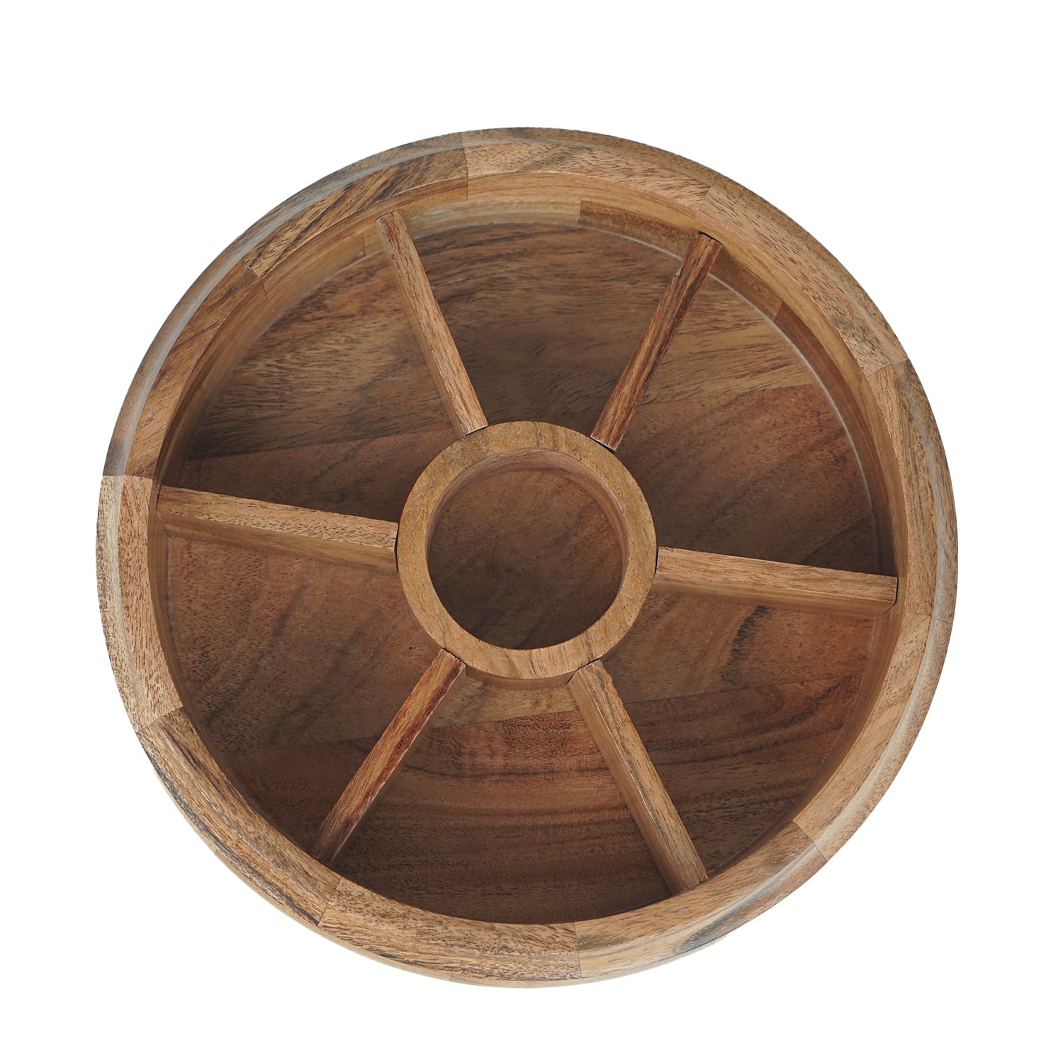 Lilly – Acacia Wooden Masala Box with Fix Compartment