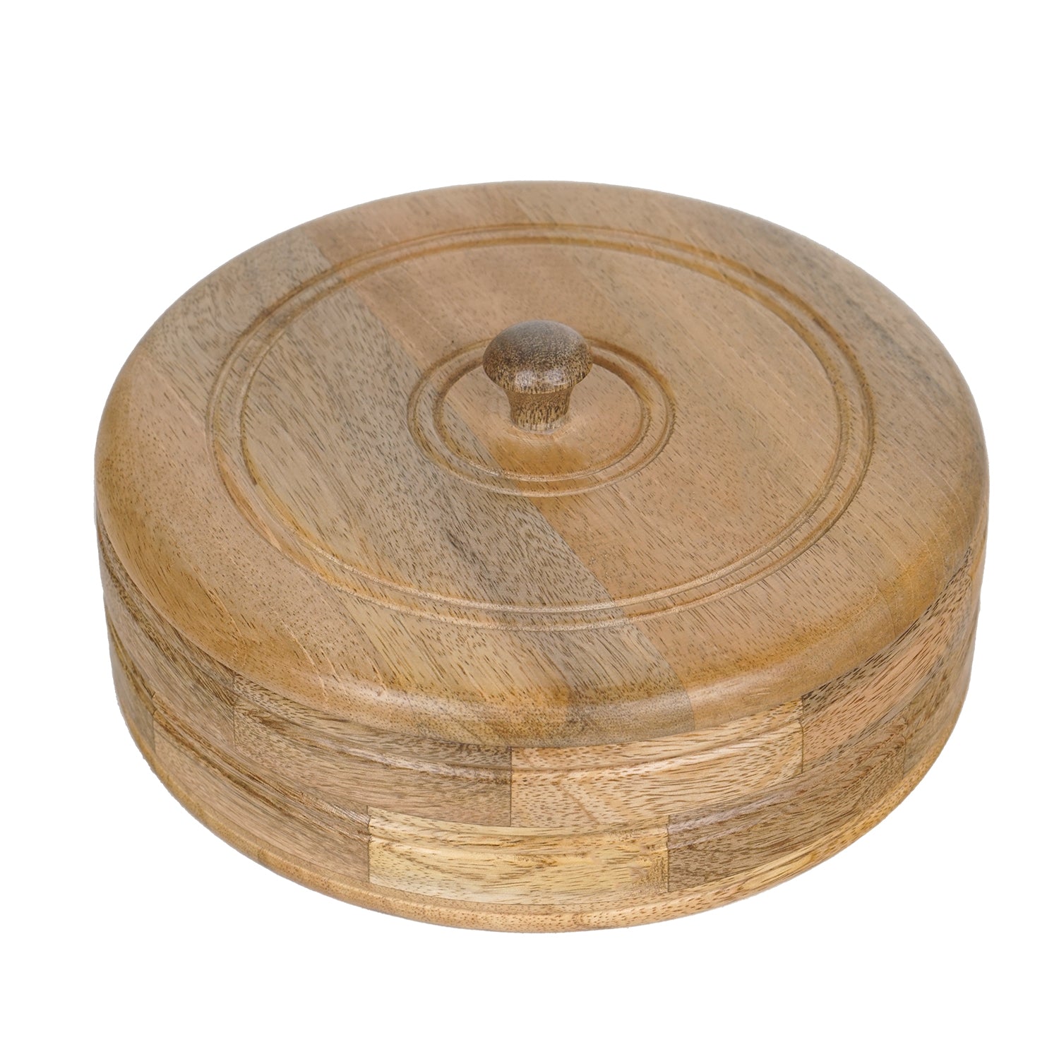 Bella - Mango Wooden Masala Box with Fix Compartment