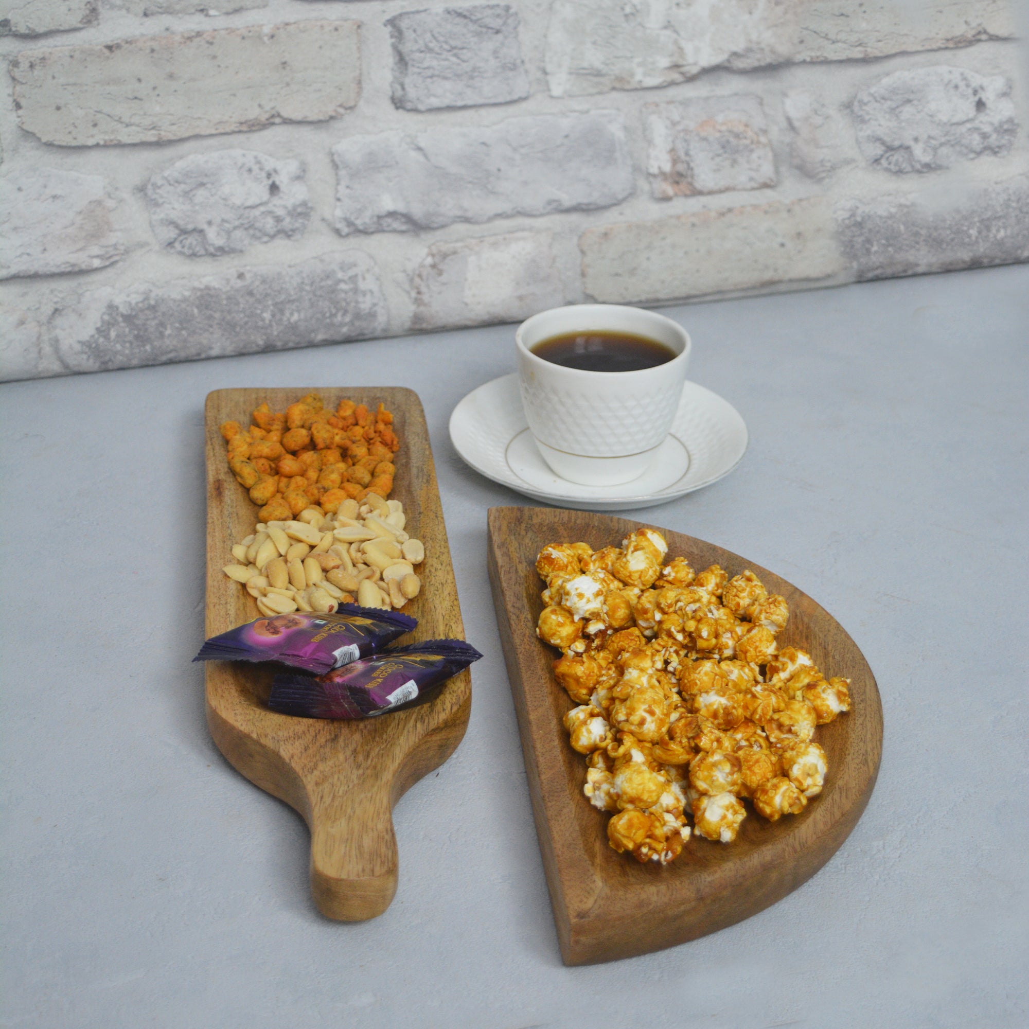 Vellora – Mango Wood Serving Platter Duo (Set of 2)