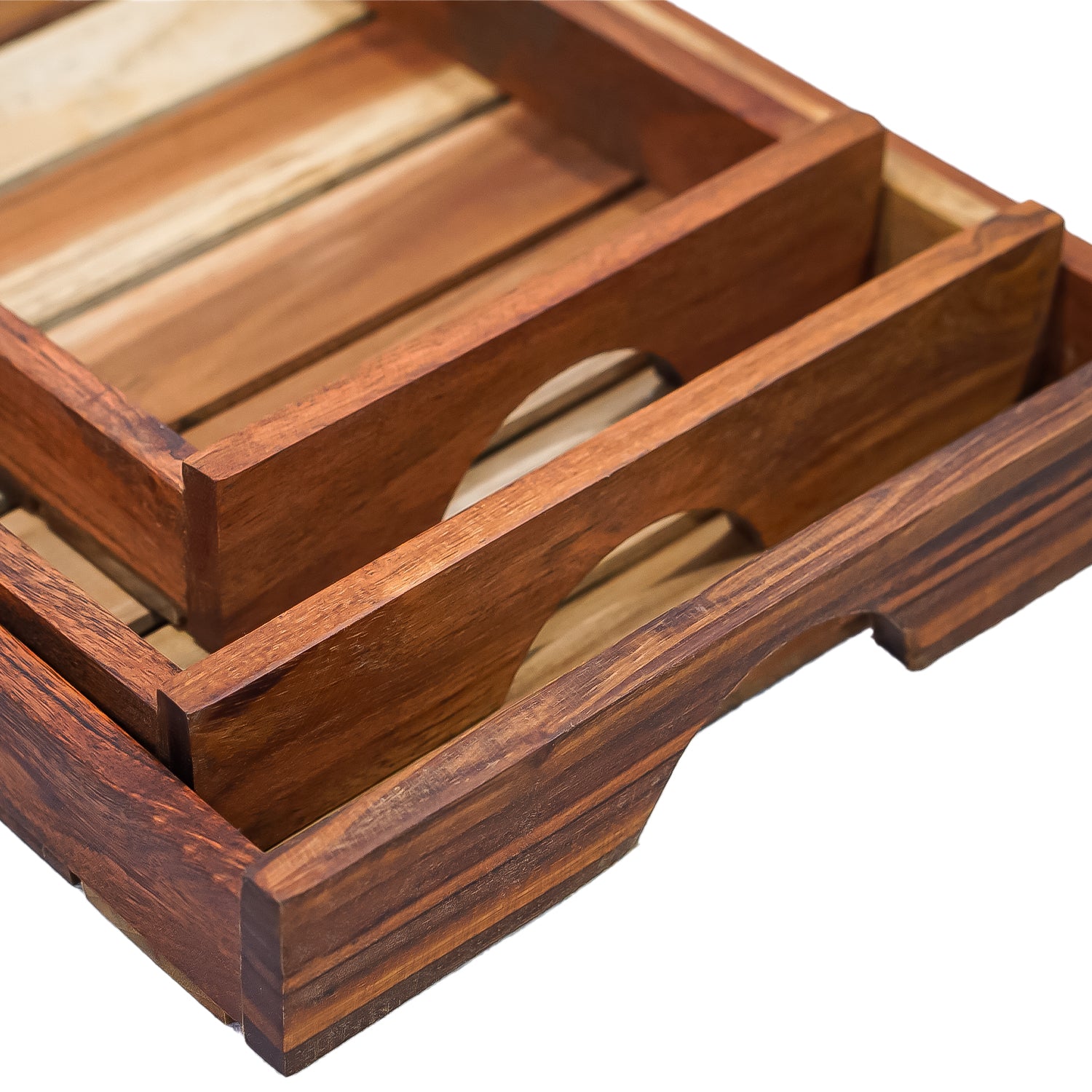 Solara – Wooden Serving Tray Set of 3
