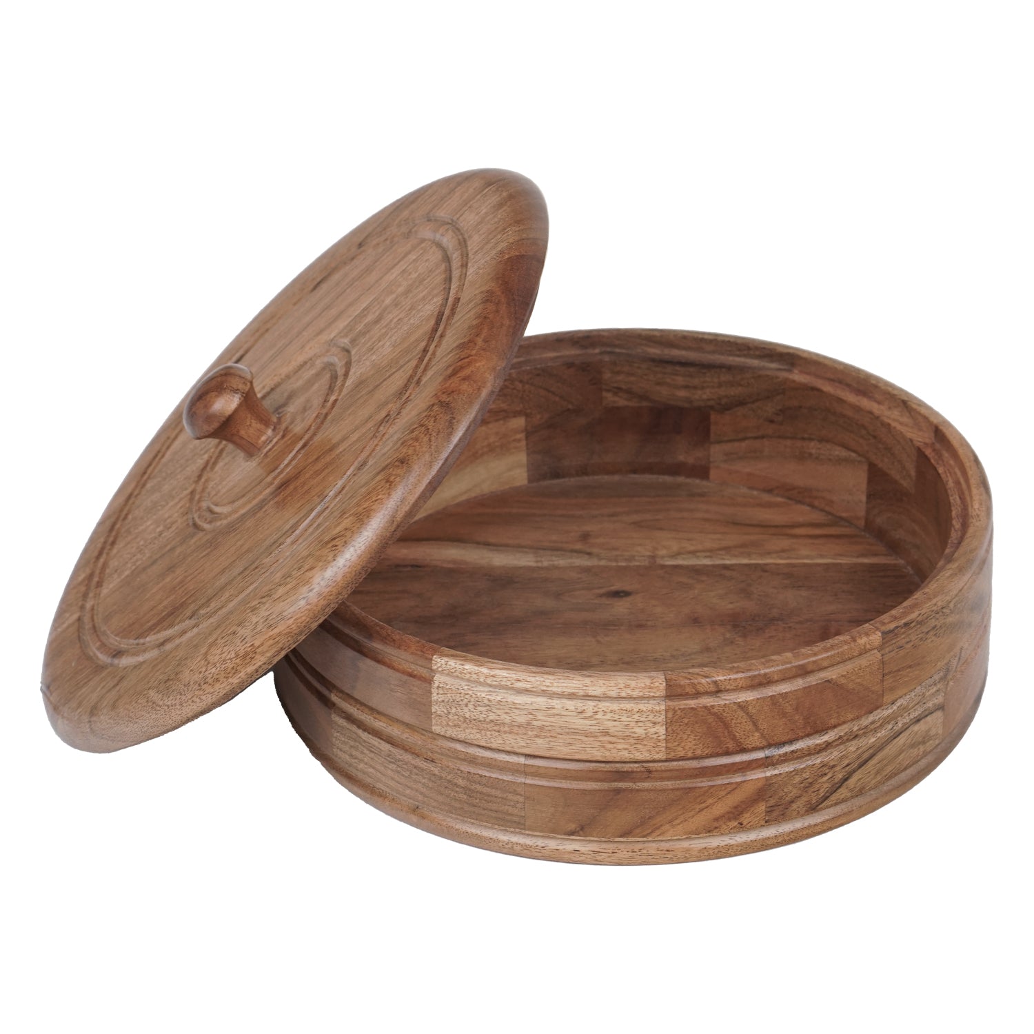 Clara – Acacia Wood Chapati Box