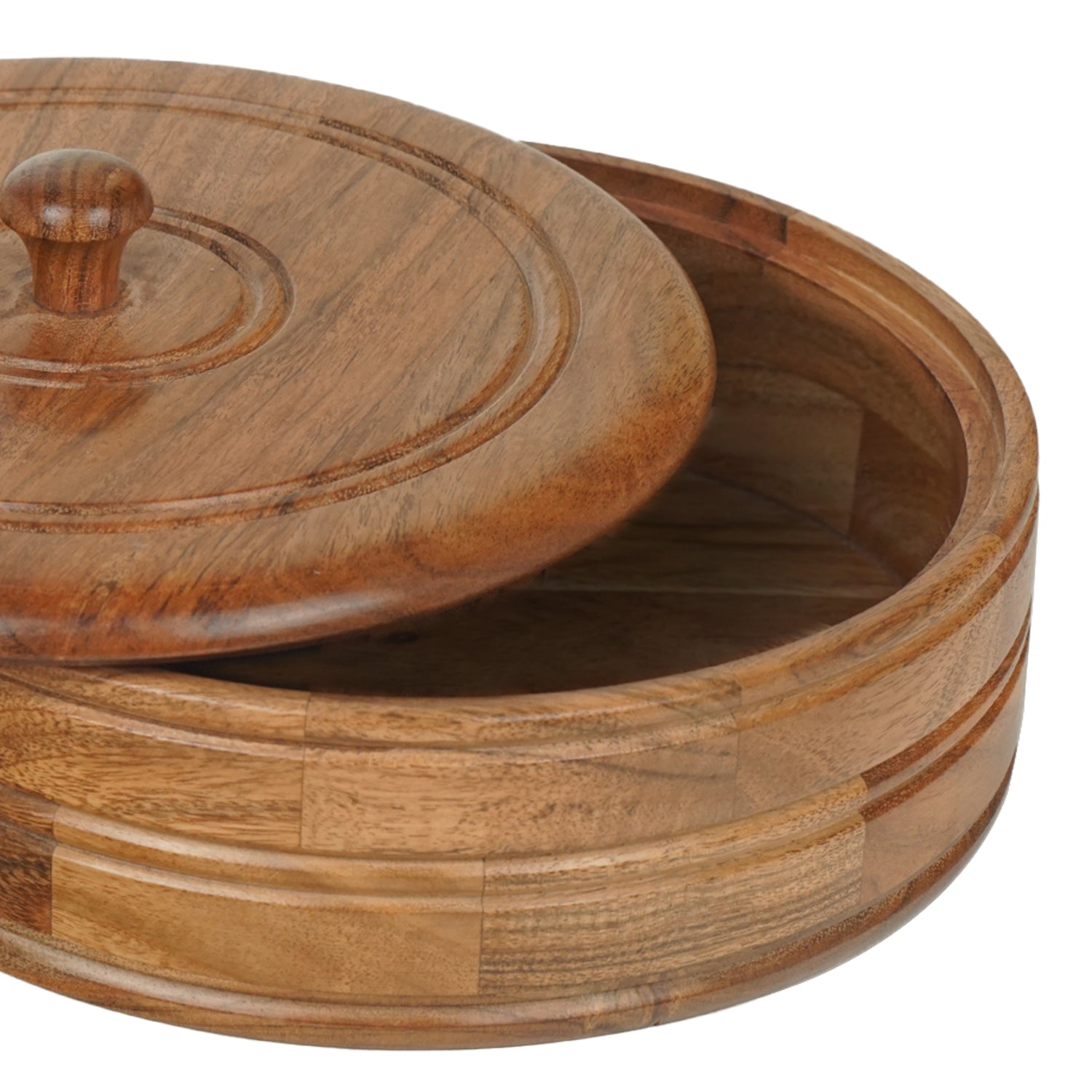 Clara – Acacia Wood Chapati Box