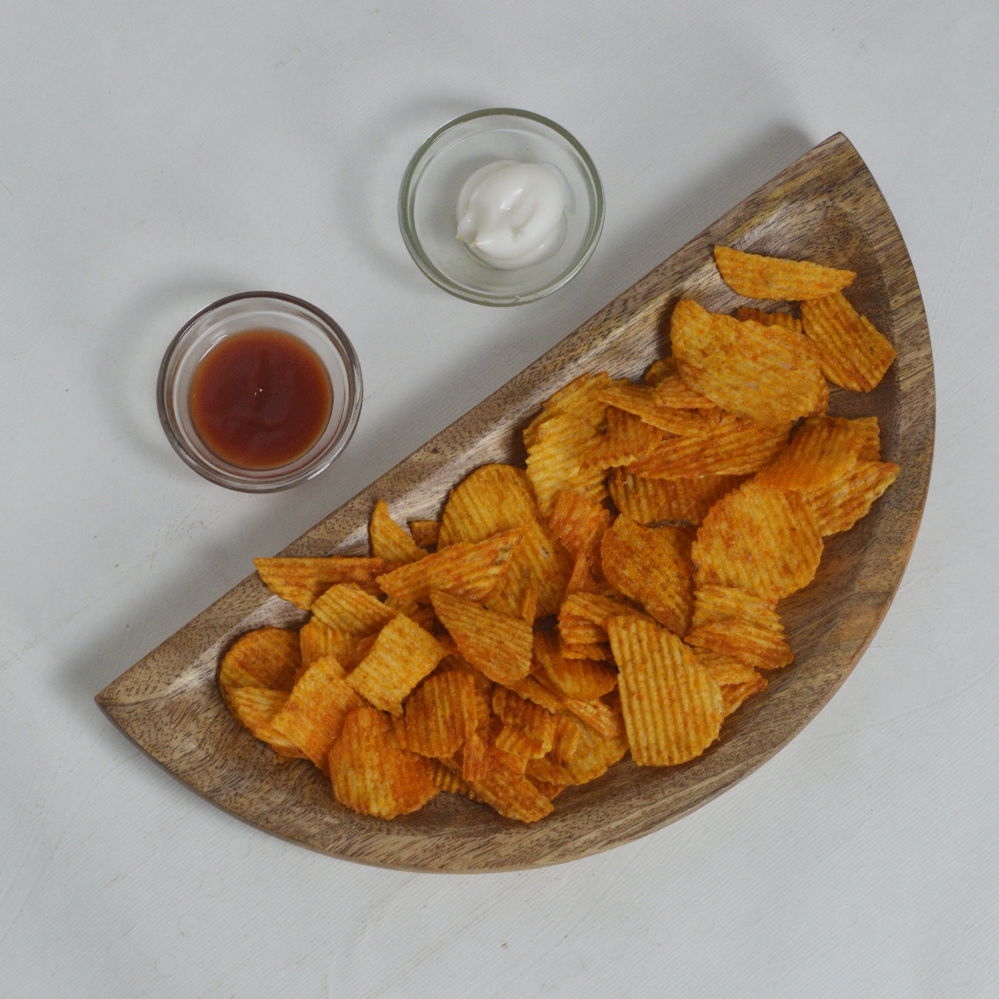 Vellora – Mango Wood Serving Platter Duo (Set of 2)
