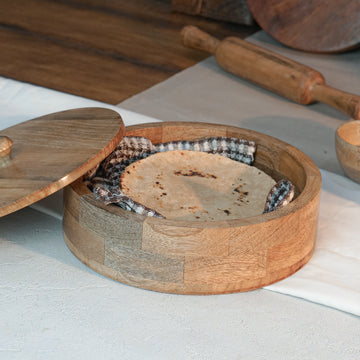 Evie – Mango Wood Chapati Box