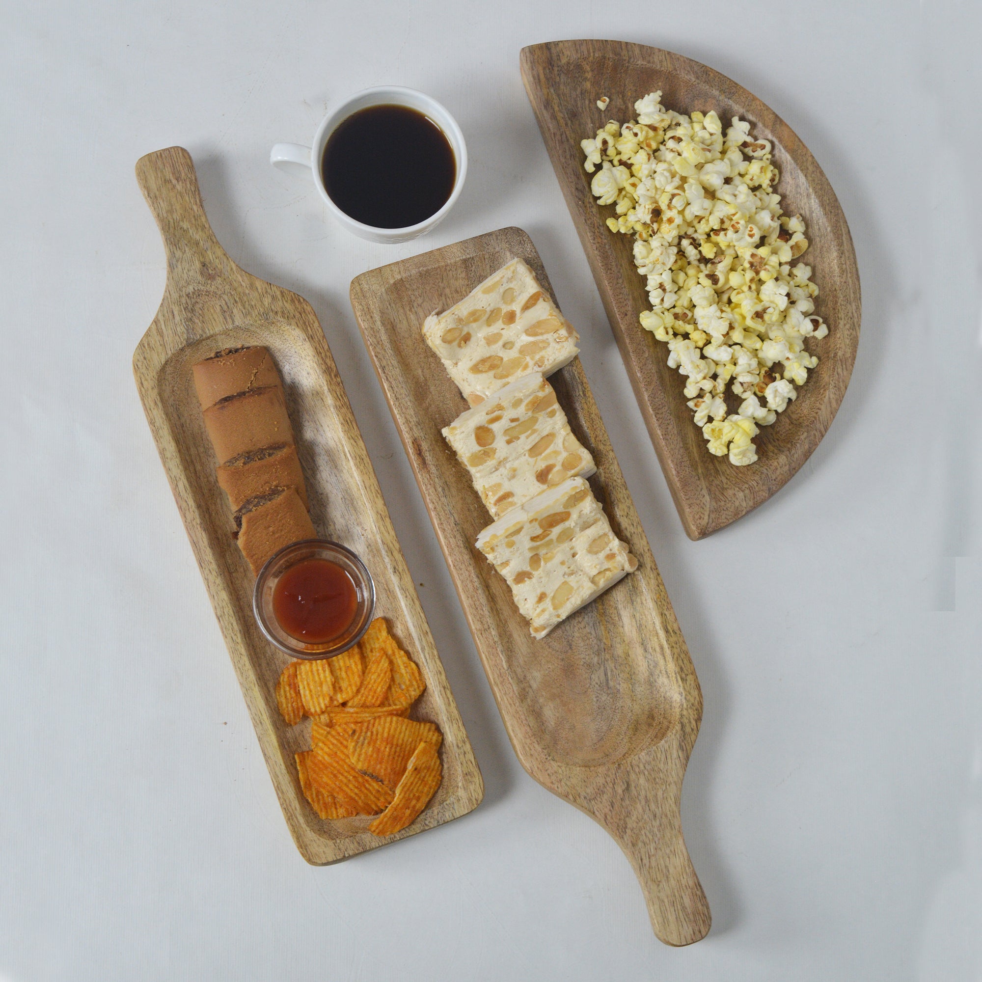Vellora – Mango Wood Serving Platter Duo (Set of 2)