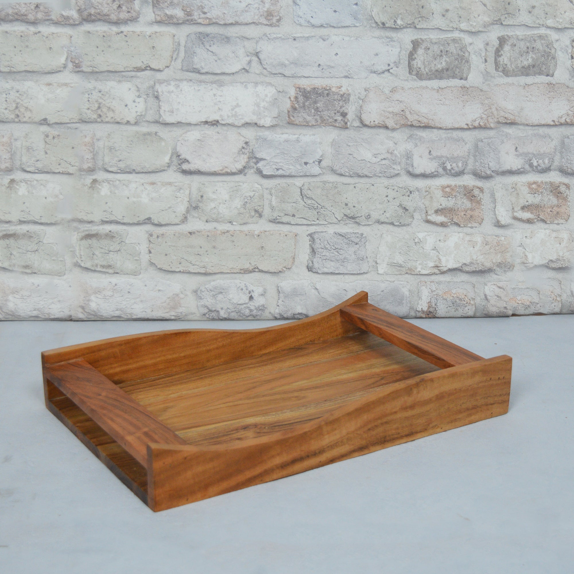 Aurelia – Acacia Wooden Serving Tray (16x10 Inches Large)