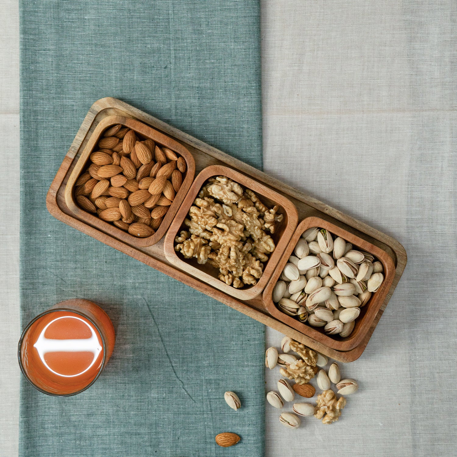 Aurelia – Neem Wood Bowl & Platter Serving Set