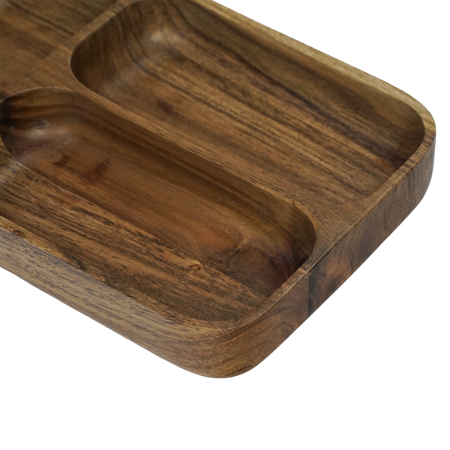 Arista – Wooden Multi Compartment Serving Platter
