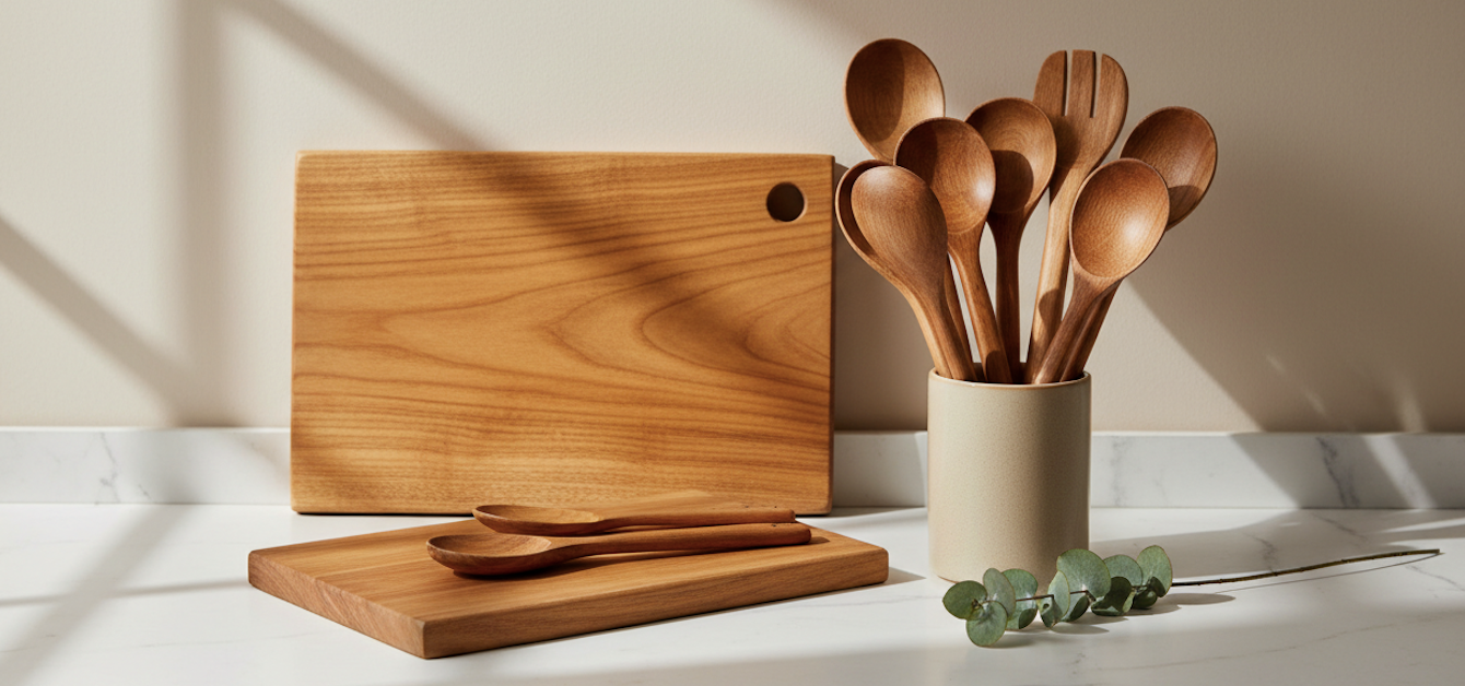 I am selling wooden kitchen essentials I need something unique which should be clean in design and must be elegant 1659522562509a09c0-0